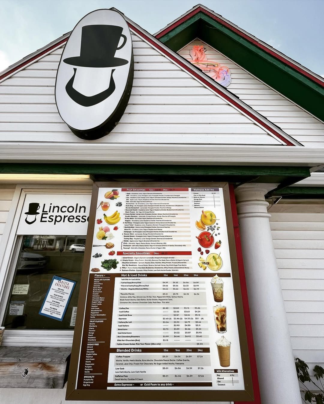 The drive-thru window