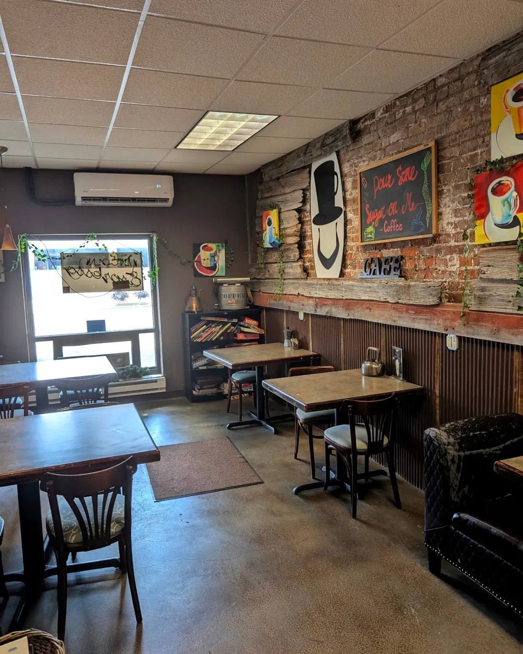 Inside the shop